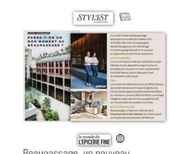 Bon moment au Beaupassage, Paris lifestyle feature including Champion Spirit