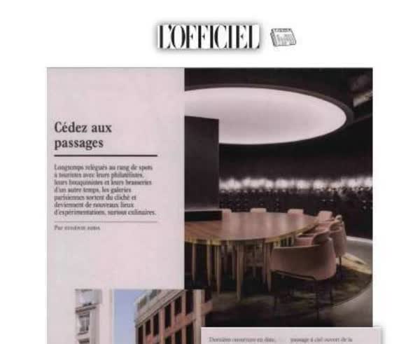 L'Officiel: cedez aux passages, Beaupassage feature including Champion Spirit