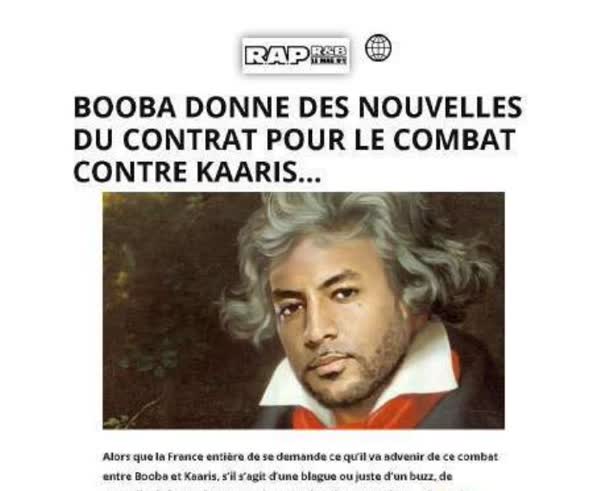 Booba donne des nouvelles du contrat pour le combat, feature mentioning Champion Spirit
