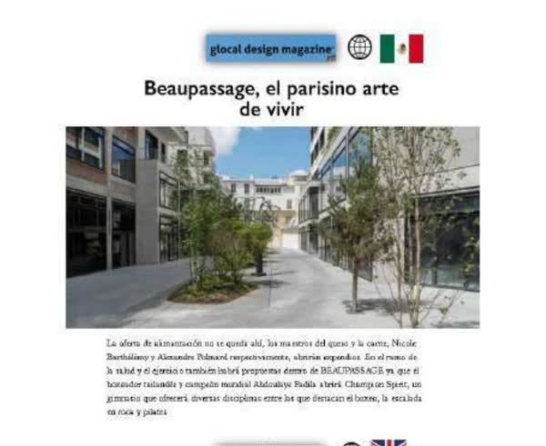 Spanish design magazine: Beaupassage, el parisino arte de vivir, featuring Champion Spirit