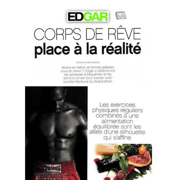 Edgar magazine: Corps de reve, place a la realite, featuring Champion Spirit