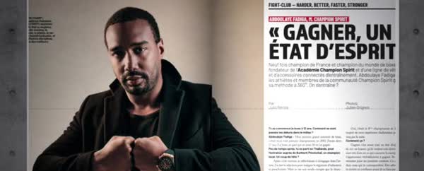Fight Club magazine interview with Abdoulaye Fadiga: Gagner, un etat d'esprit
