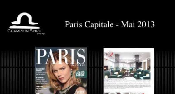 Paris Capitale, May 2013: Champion Spirit print coverage