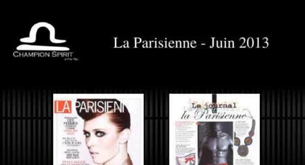 La Parisienne, June 2013: Champion Spirit print coverage