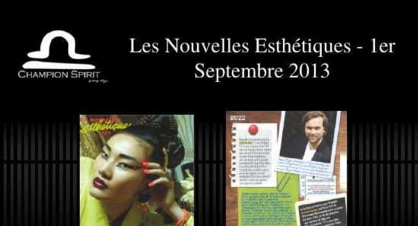 Les Nouvelles Esthetiques, 1 September 2013: Champion Spirit print coverage