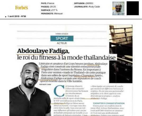 Forbes: press feature on Champion Spirit