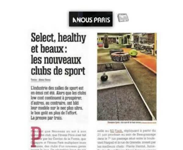 A Nous Paris: Champion Spirit press feature