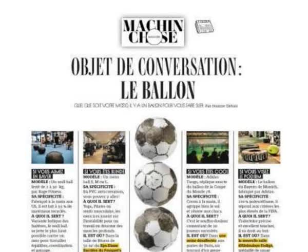 Machin Chose: objet de conversation, le ballon, with Champion Spirit at 50 Foch