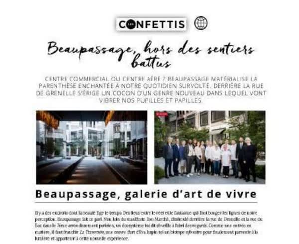 Les Confettis: Beaupassage, hors des sentiers battus, galerie d'art de vivre