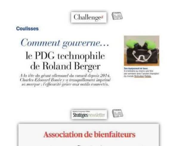 Comment gouverne le PDG technophile de Roland Berger, Charles Edouard Bouee, member of Champion Spirit